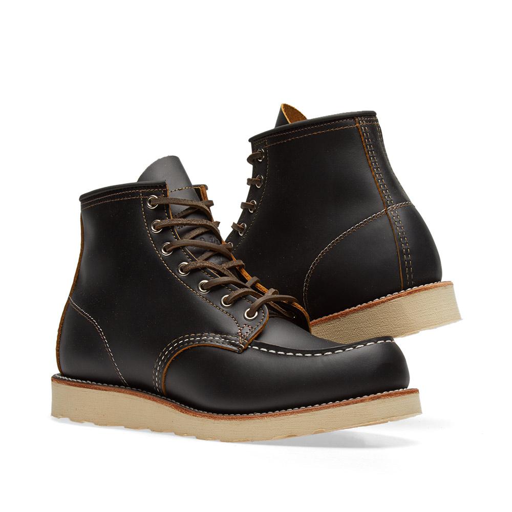 red wings moc toe boot