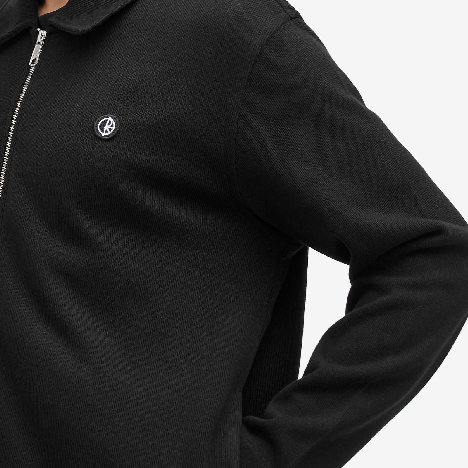 POLAR SKATE Ari Jersey Zip Cardigan in Black for Men | Lyst