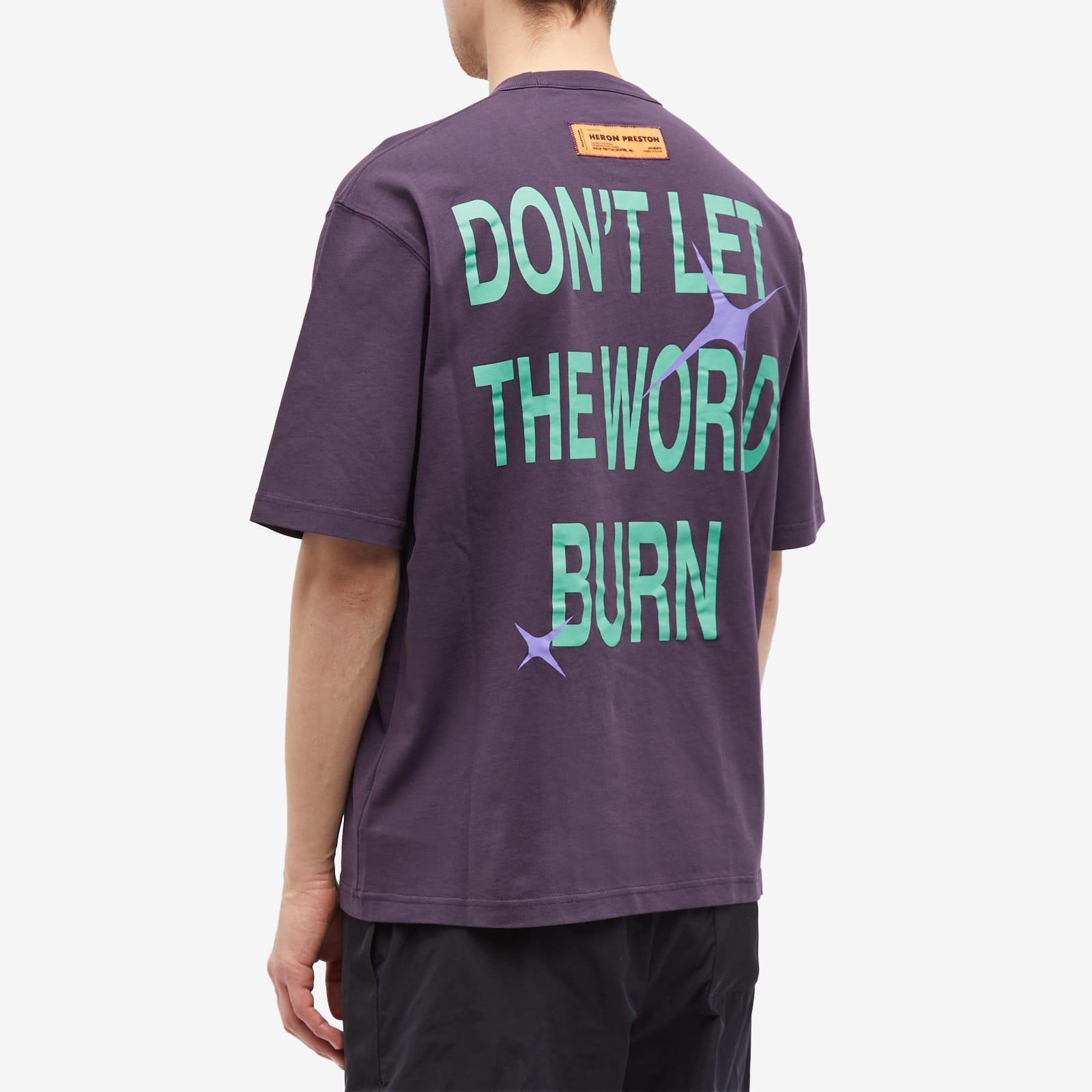 heron preston purple shirt