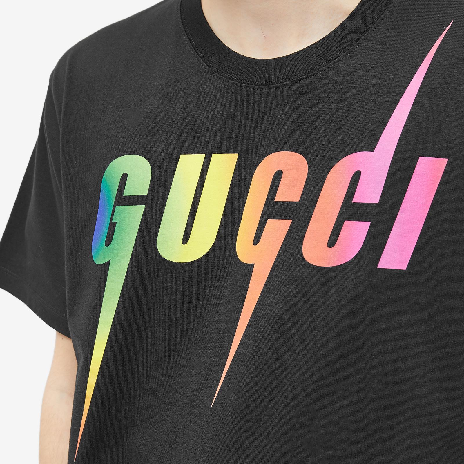 Gucci Rainbow Blade T-shirt in Black for Men | Lyst Australia