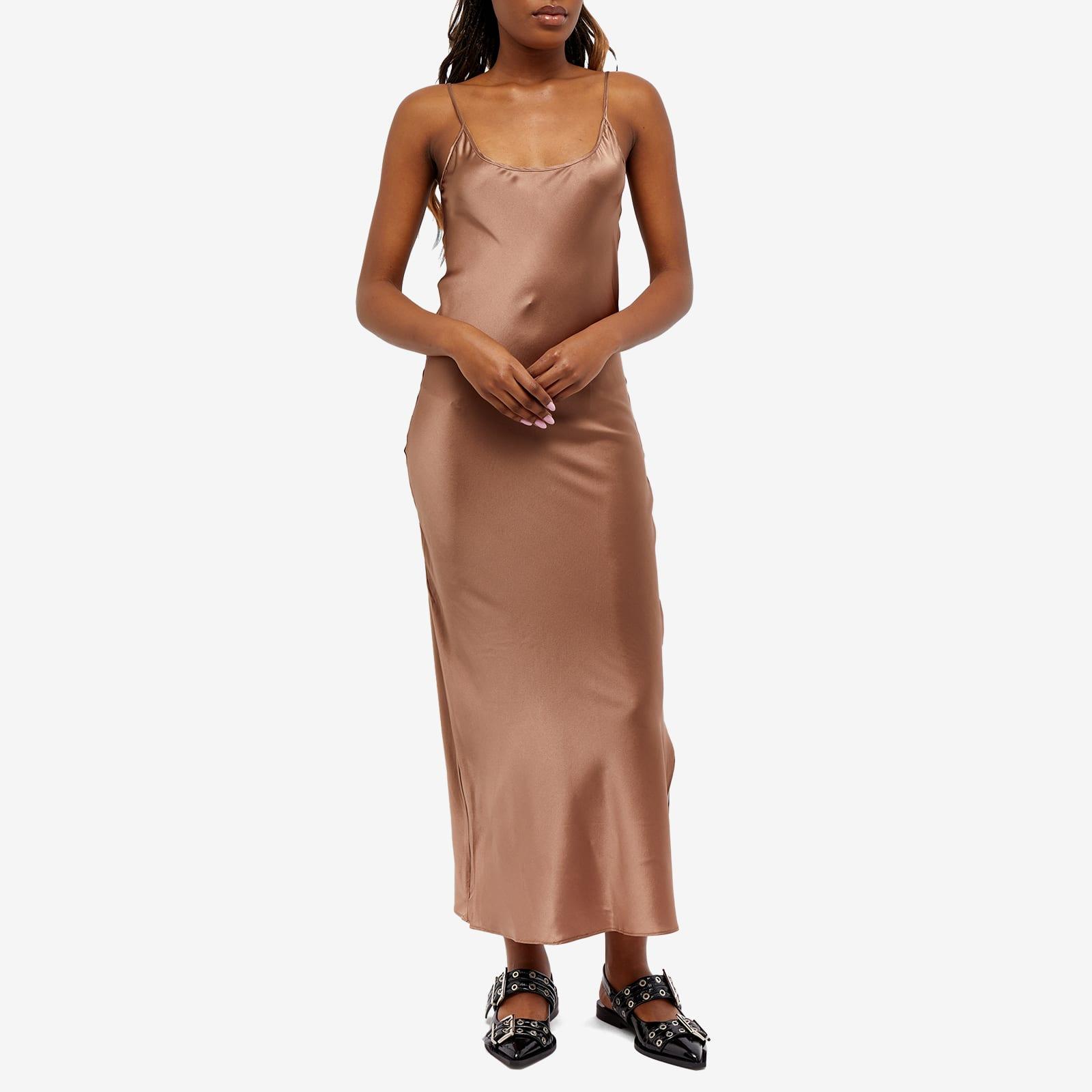 MOTHER OF ALL Kelly Maxi Slip Dress in Brown | Lyst