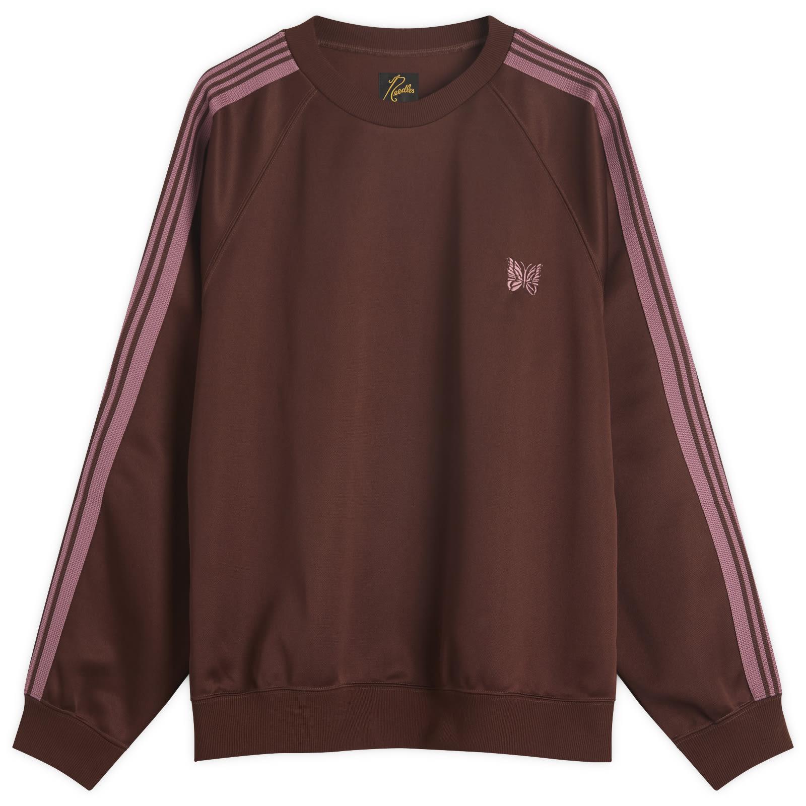 トップス Needles crewneck sweatshirt 2022AW NEEDLES: Purple Track Crew Neck Sweatshirt | SSENSE