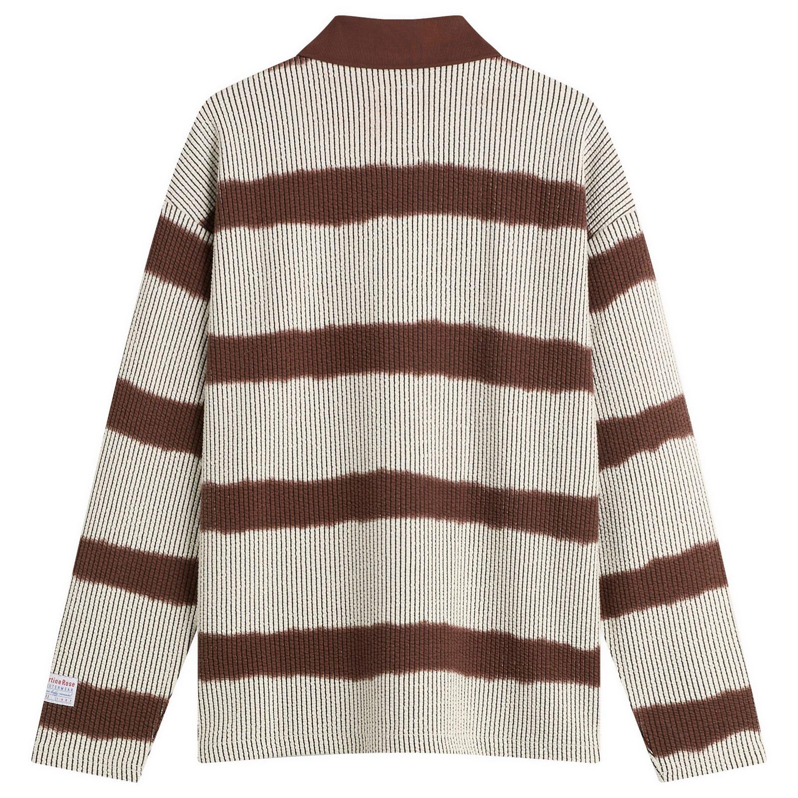 Martine Rose NAPAPIJRI ニット Napapijri X Martine Rose Long Sleeve Polo in Brown for Men | Lyst