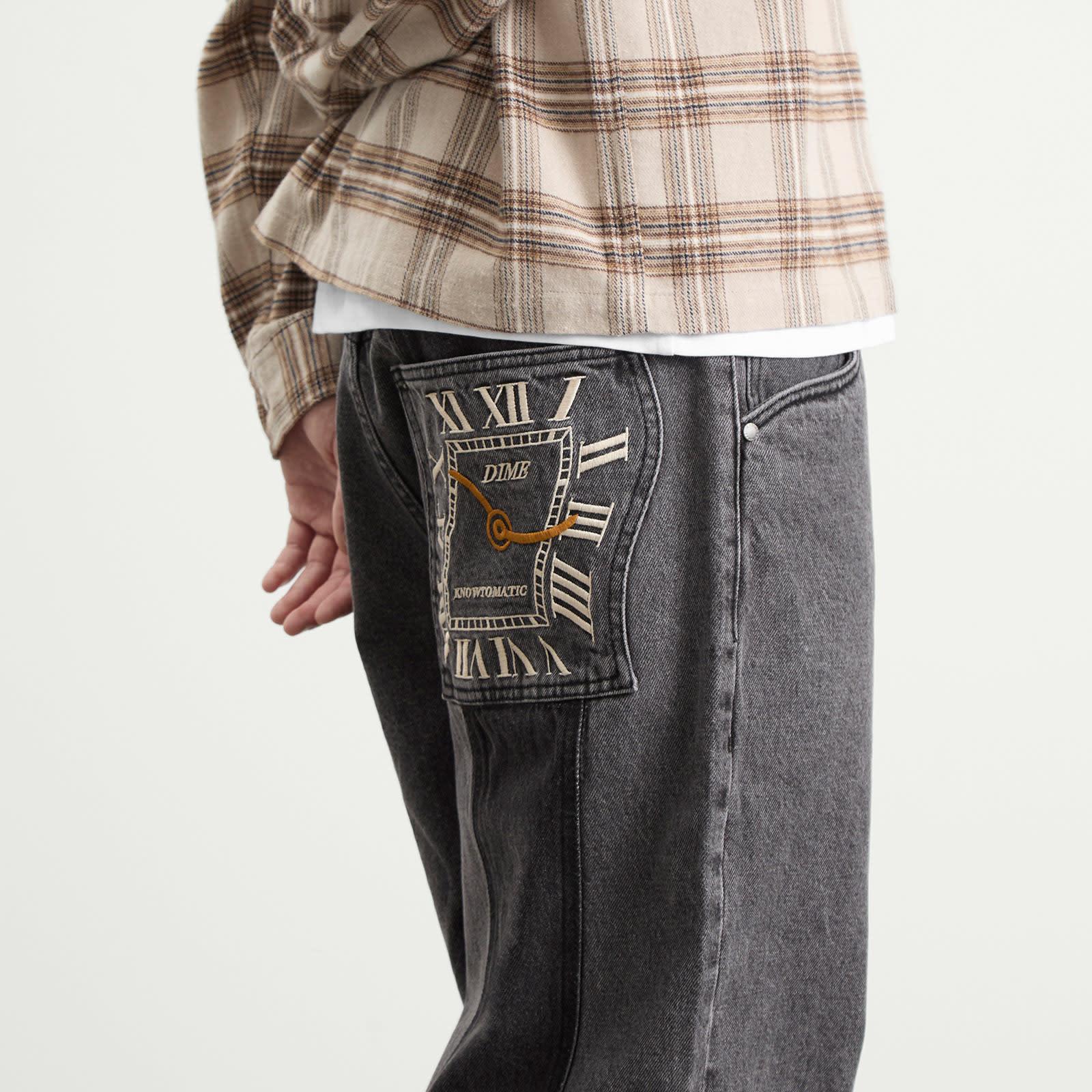 Dime Baggy Denim Pants in Gray for Men | Lyst