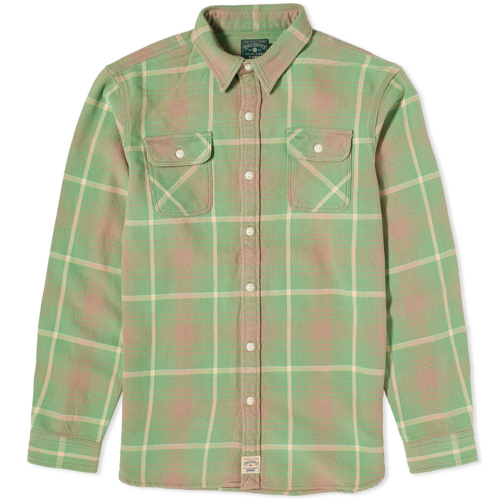 Polo Ralph Lauren X Element Check Shirt in Green for Men | Lyst