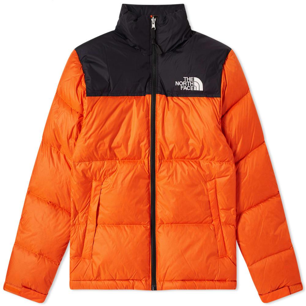 The North Face Synthetic 1996 Retro Nuptse Jacket in Orange for Men - Lyst