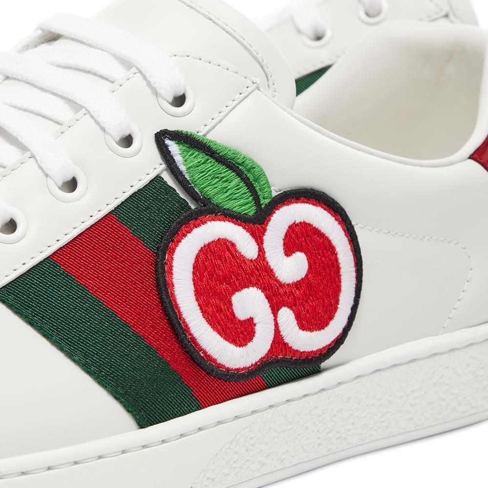 Gucci GG Apple Ace Sneakers in White for Men Lyst