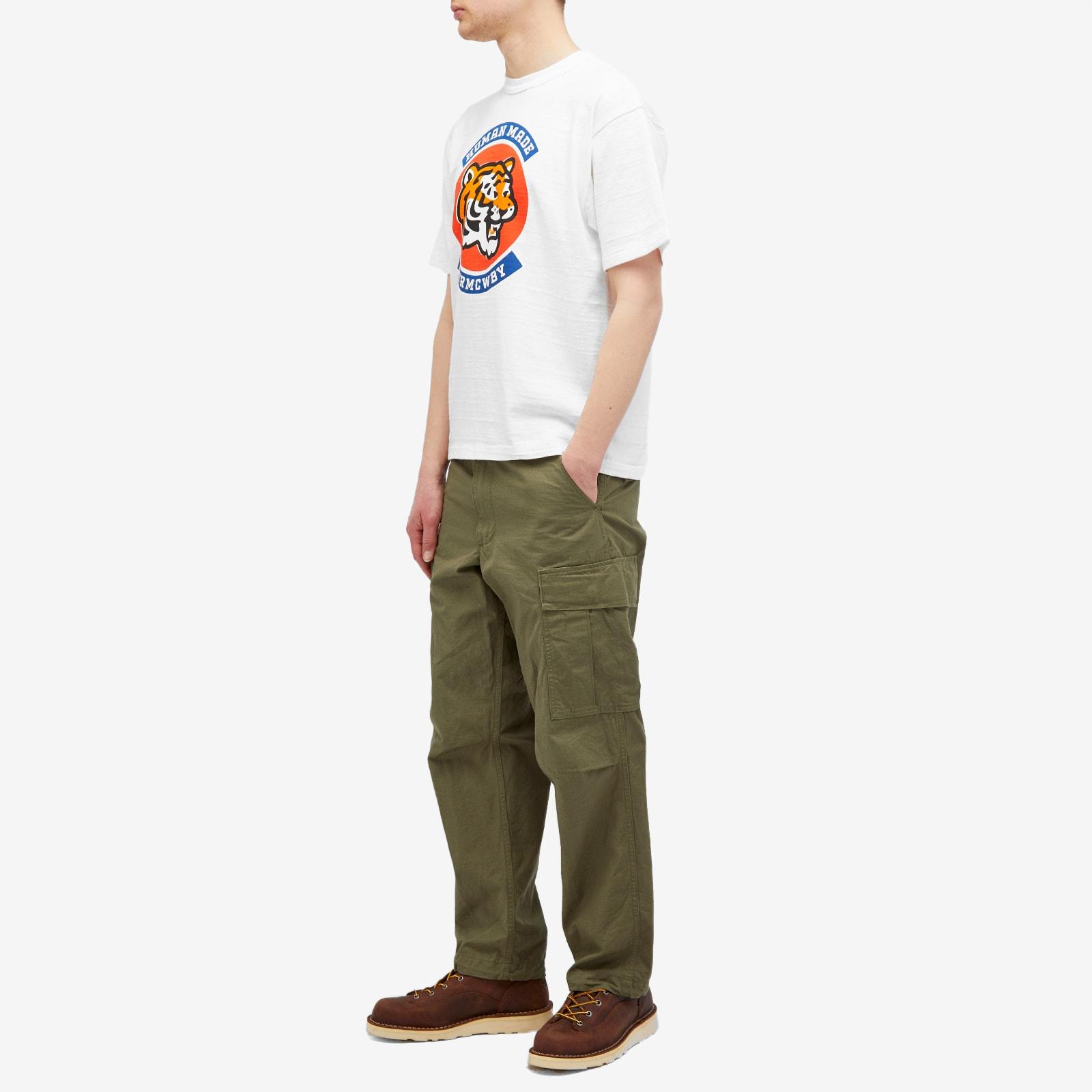 ☆可愛い☆HUMAN MADE TIGER Crest T-Shirt Human Made Men's Tiger Crest T-Shirt in White Human Made