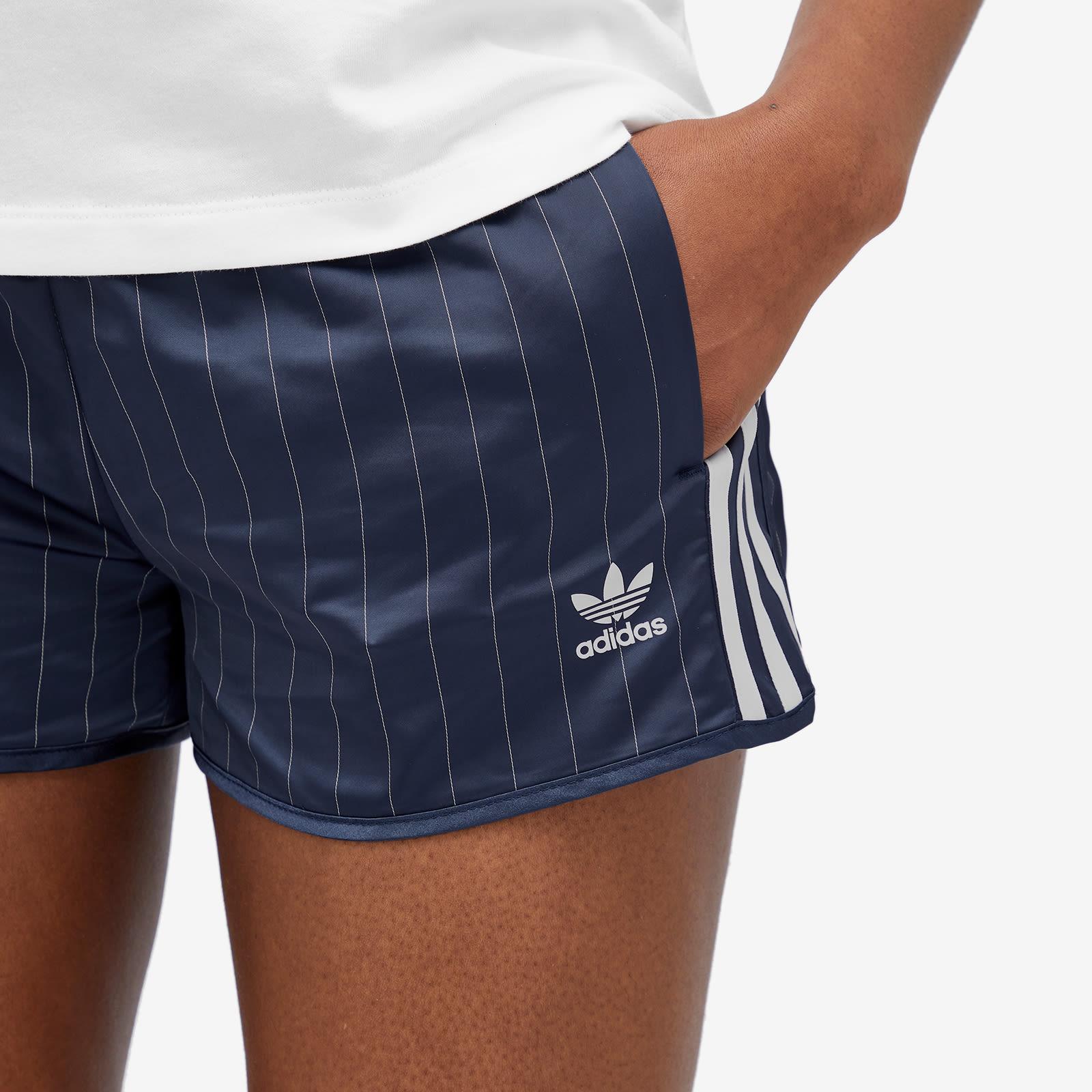 adidas sporty&rich ネイビー ショーツ S TRACKSHORTNAVY_WHITE-
