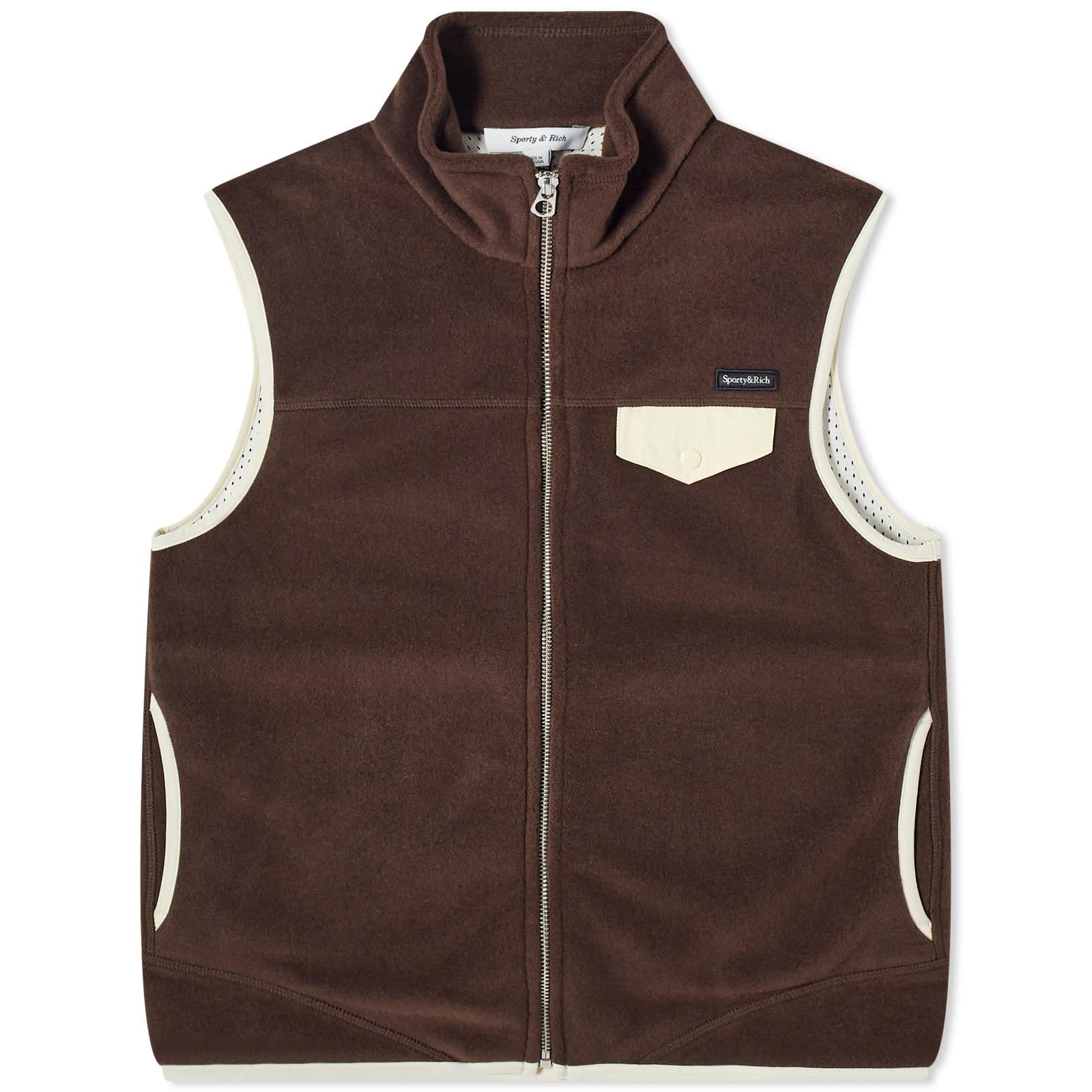 [Sporty & Rich] スポーティーアンドリッチ ベストVest SRC Cableknit Vest - Navy/White – Sporty & Rich