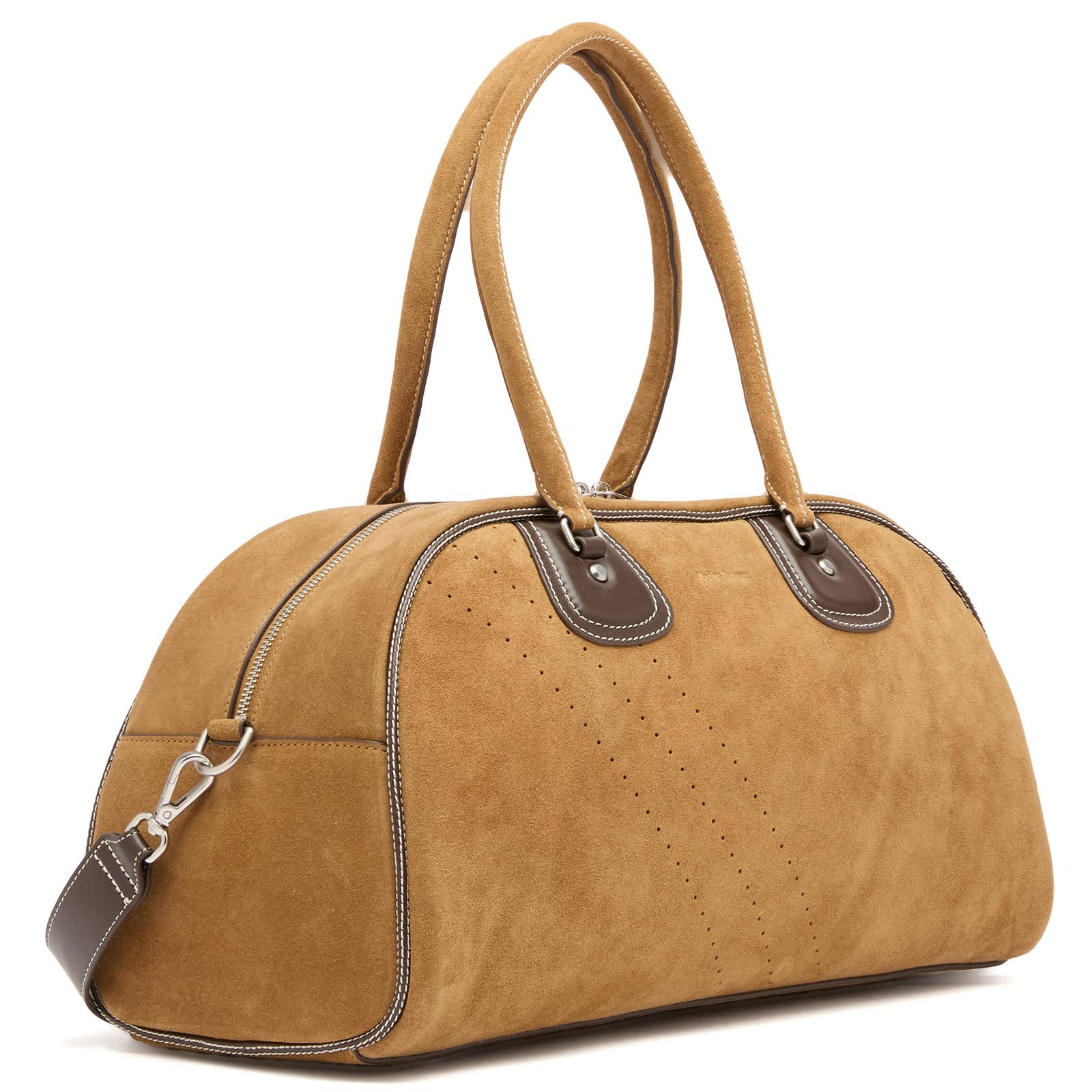 adidas X Wales Bonner Suede Bowling Bag in Brown | Lyst Canada