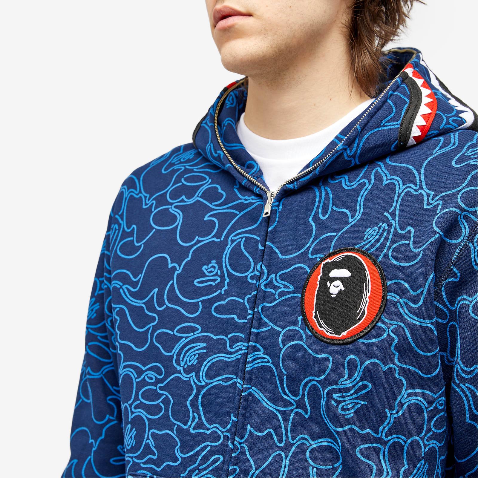 Bape hotsell jacket blue