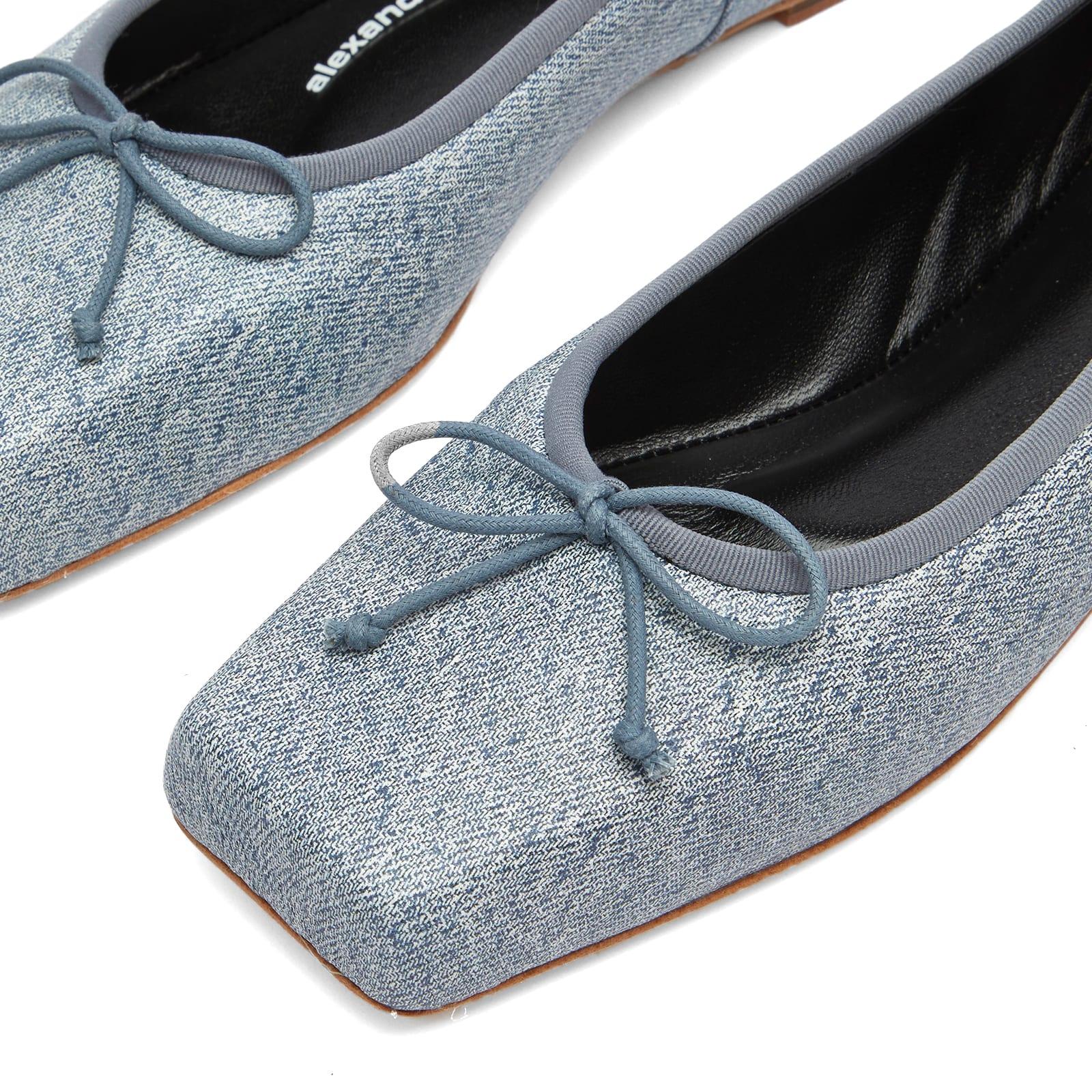 Alexander Wang Billie Flat Shoes in Blue | Lyst Alexander Wang Billie Flat Shoes in Blue | Lyst