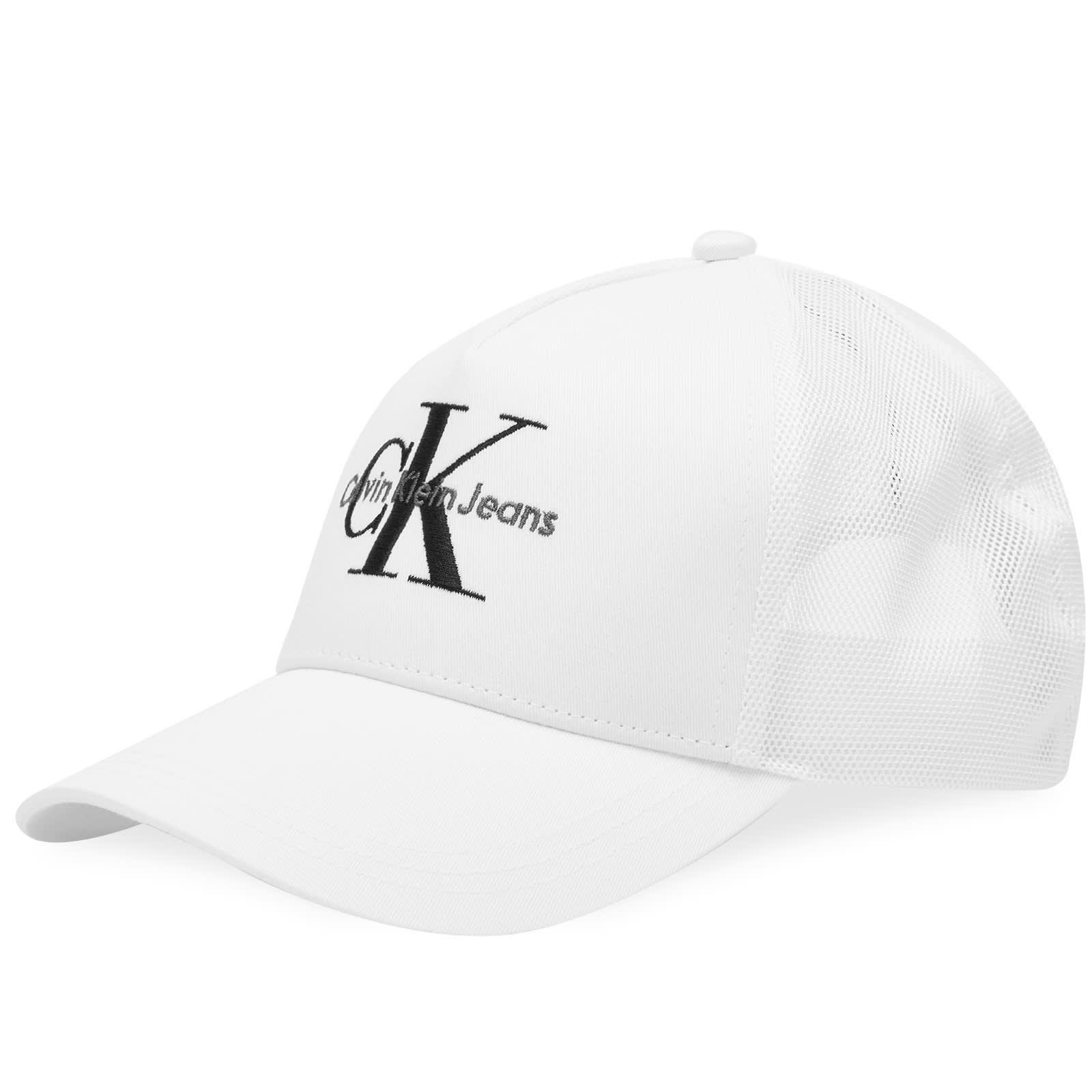 Calvin Klein Monogram White Cap | Lyst Trucker in