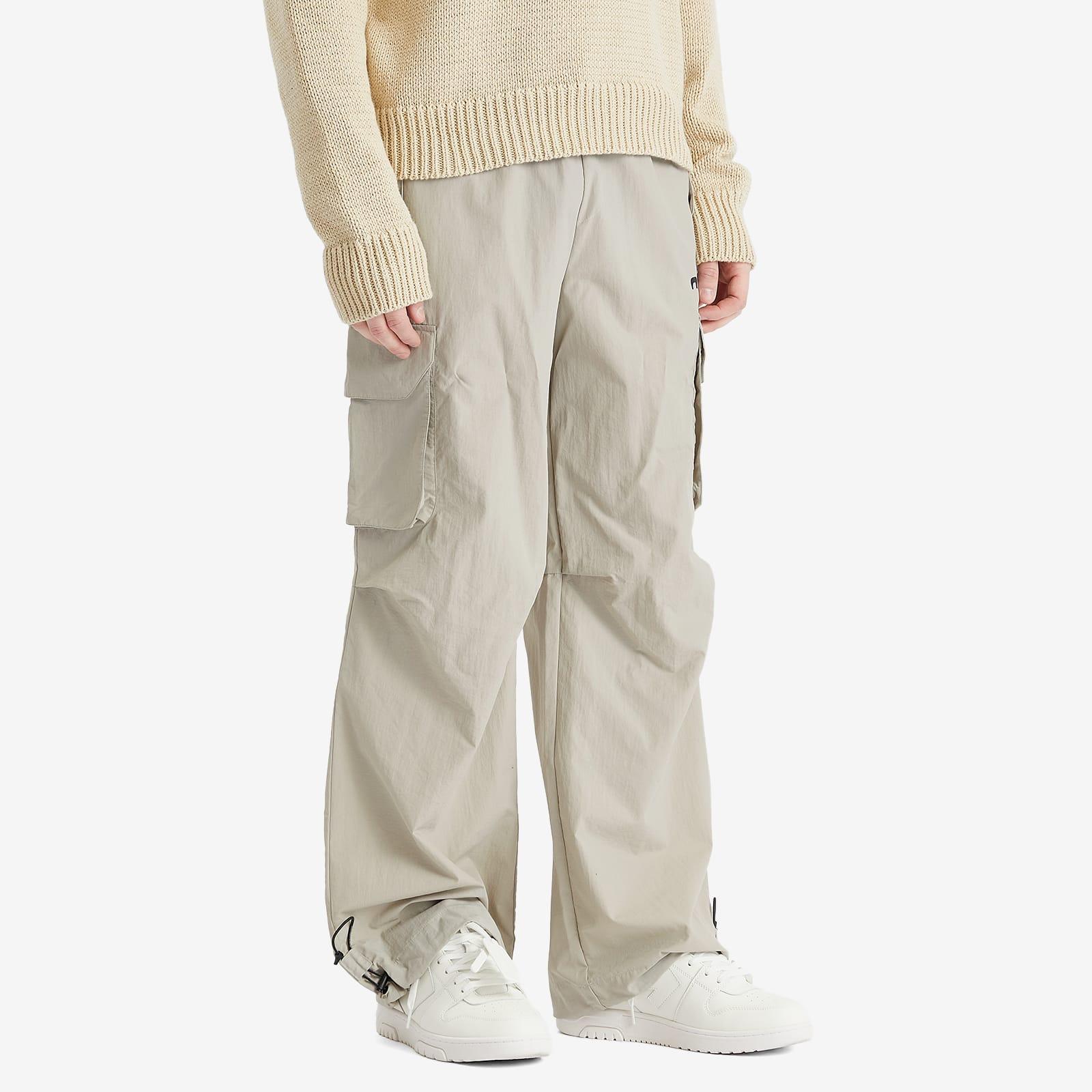 Off-White c/o Virgil Abloh Off Shared Nylon Track Pants in Natural