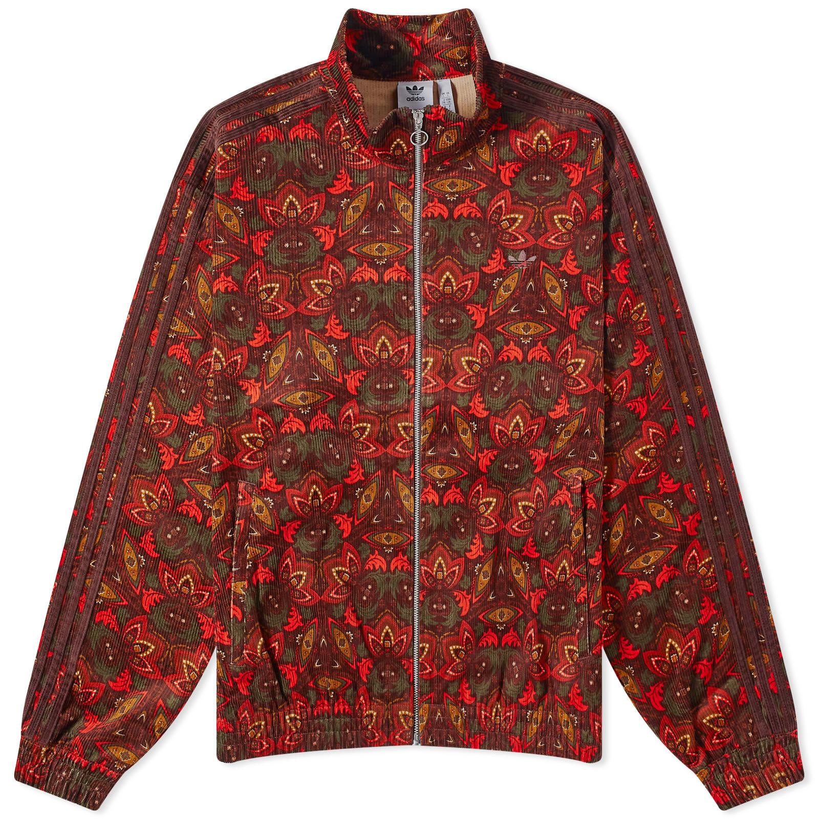 adidas Corduroy Track Top in Red for Men Lyst Canada