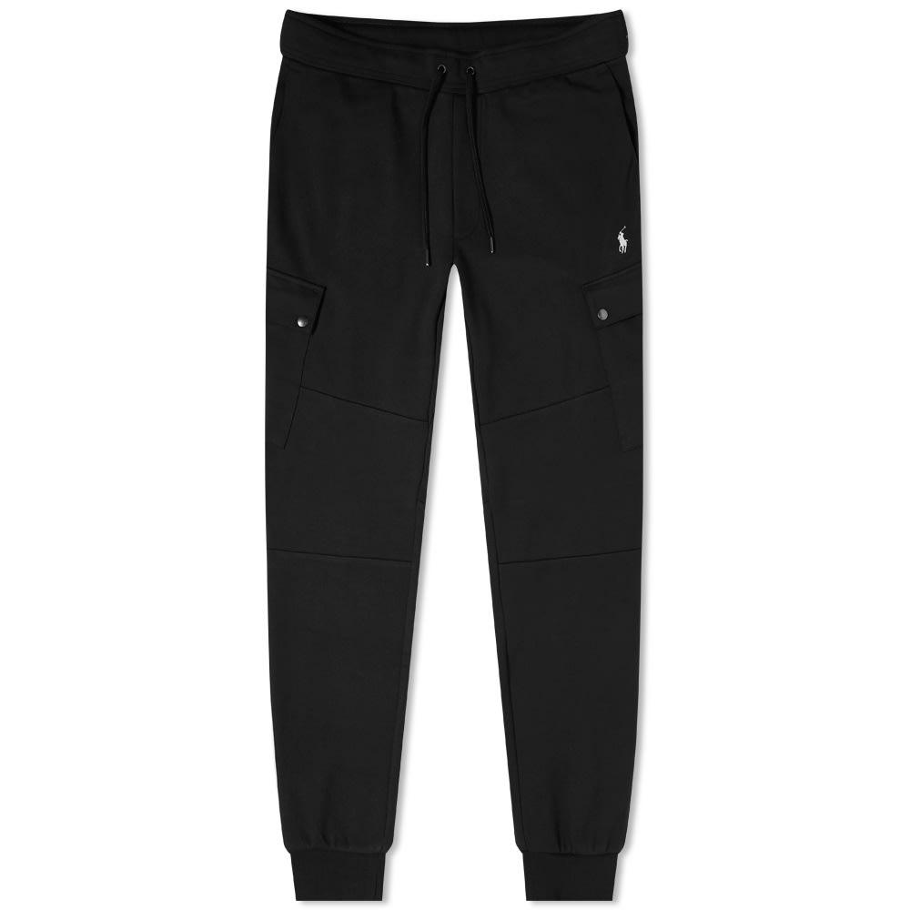 Polo Ralph Lauren Tech Fleece Black Cargo Sweatpants for Men | Lyst