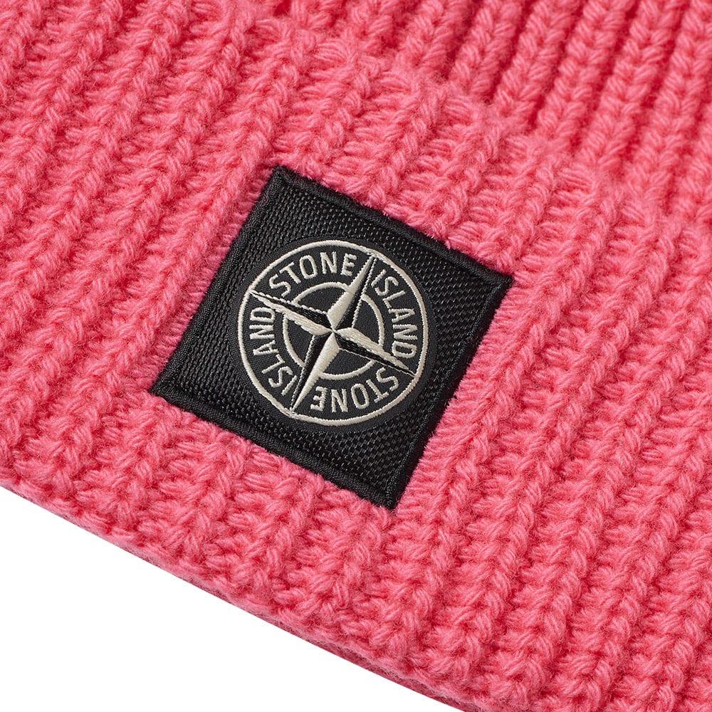 Stone Island Wool Patch Logo Beanie in 