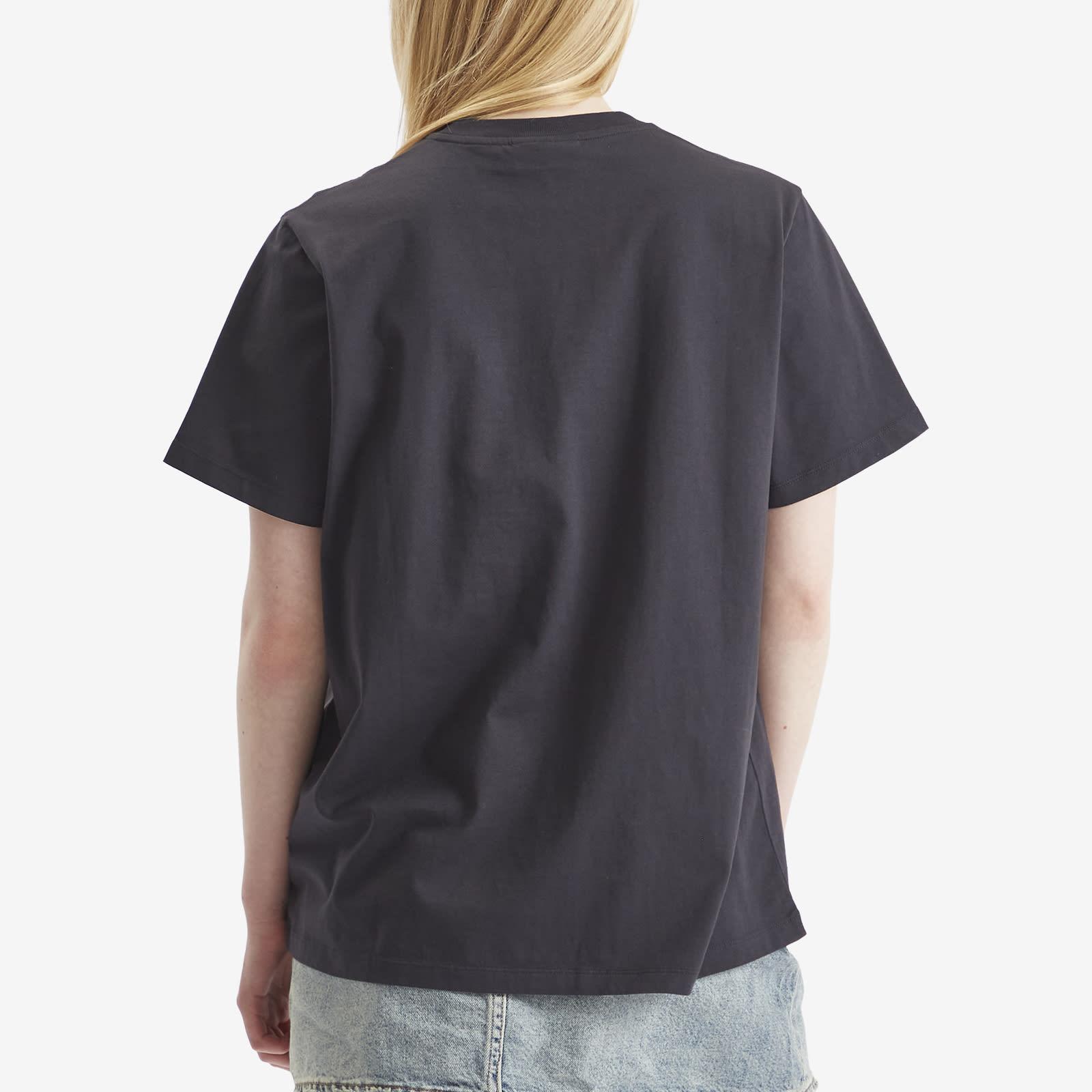 GANNI｜ (Black Basic Jersey Teddy Relaxed T-shirt （T4287 Phantom Black Basic Jersey Teddy Relaxed T-shirt | GANNI US