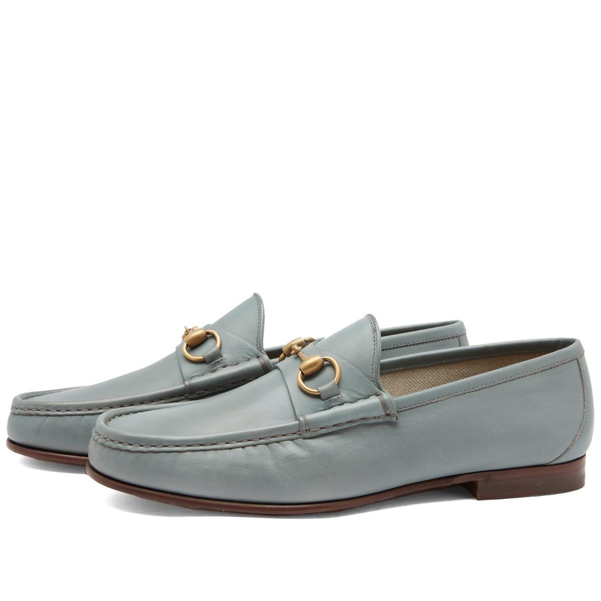 Gucci Roos Classic Horse Bit Loafer in Gray for Men Lyst