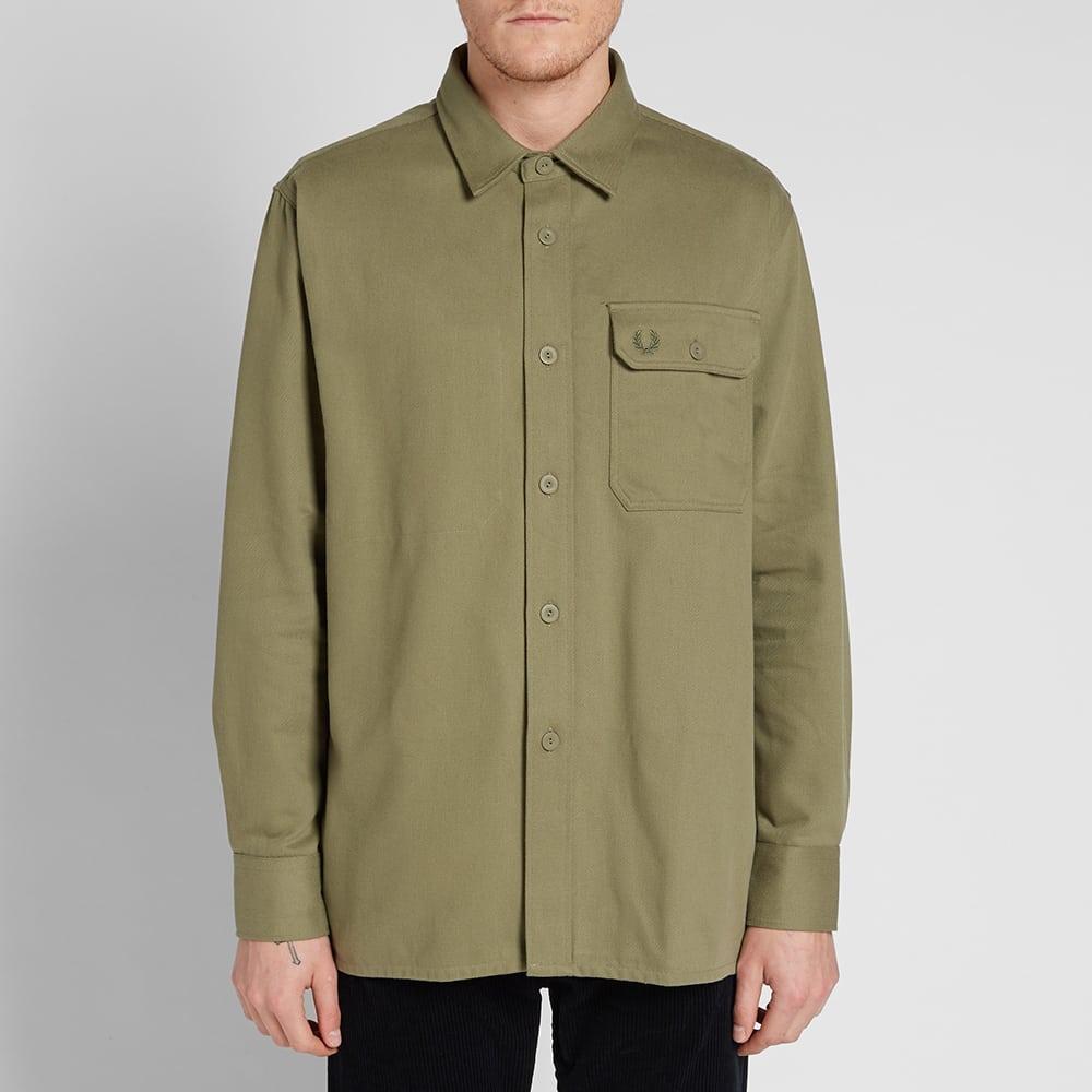 Fred Perry Utility Overshirt Online Sale, UP TO 63% OFF