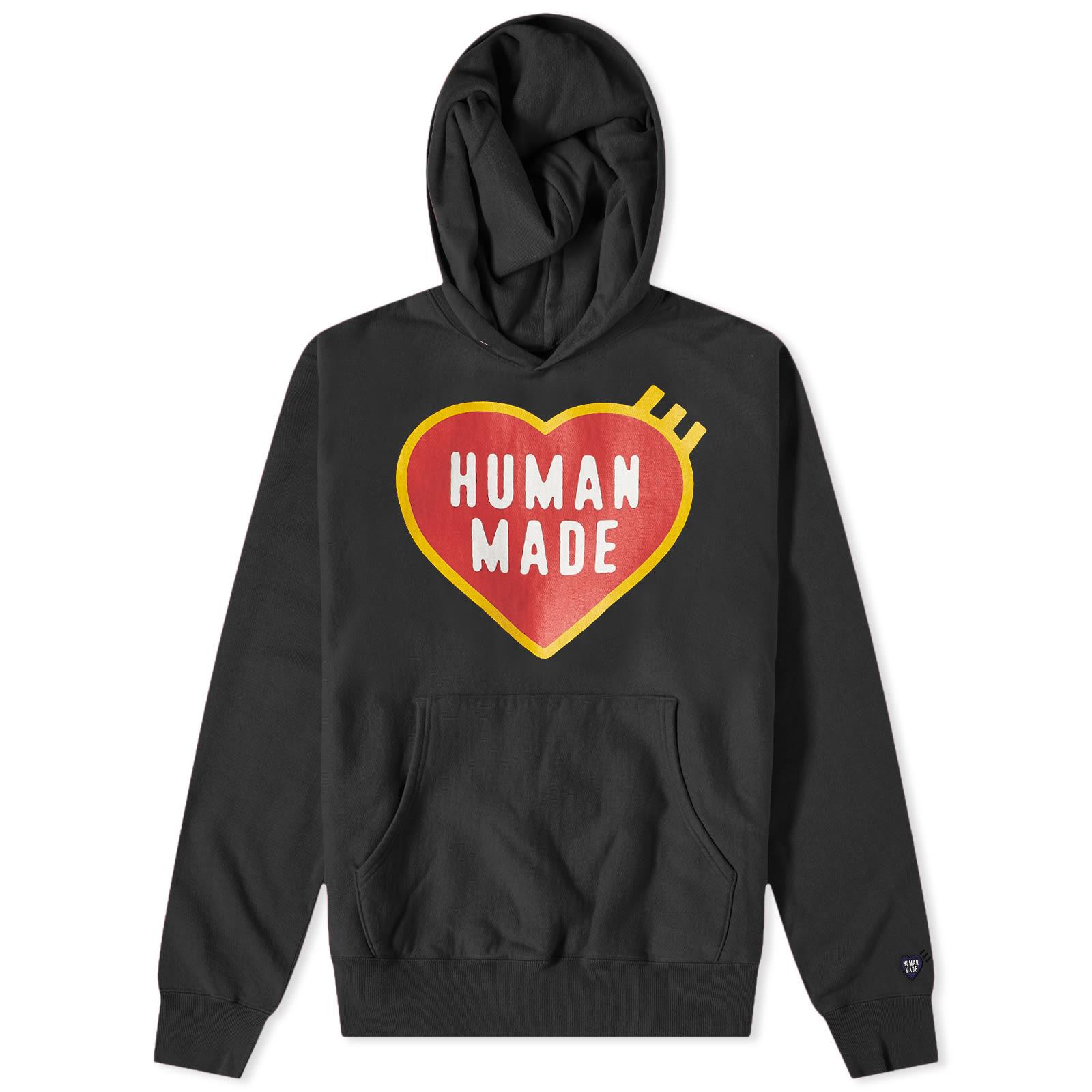 Human Made Heart Logo Hoodie in Black for Men