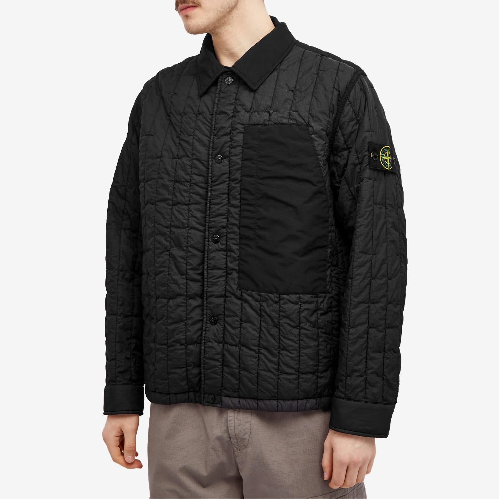 Stone Island Quilted Nylon Stella Primaloft-Tc Jacket in Black for