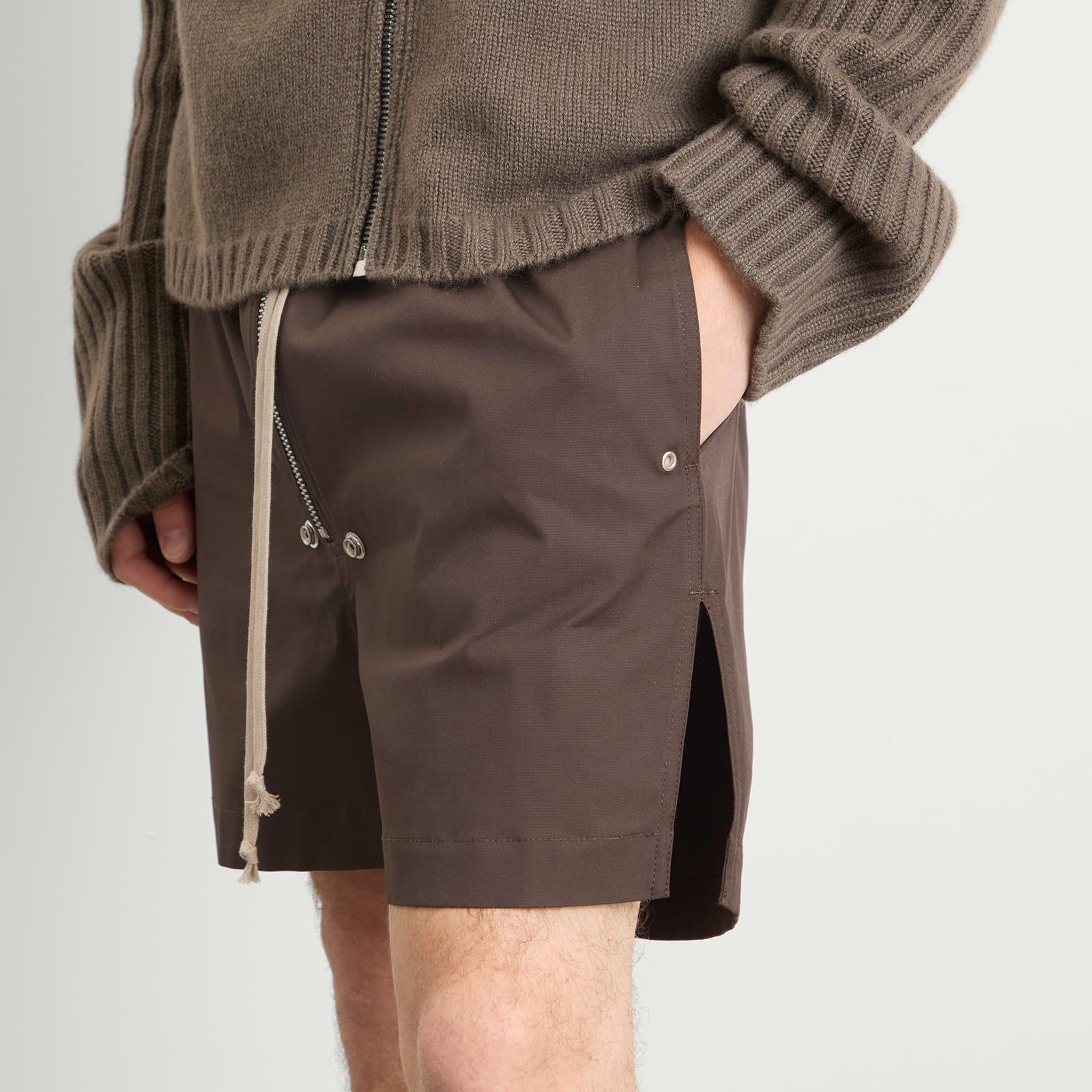 Rick Owens Heavy Cotton Poplin Bela Boxers in Brown for Men | Lyst
