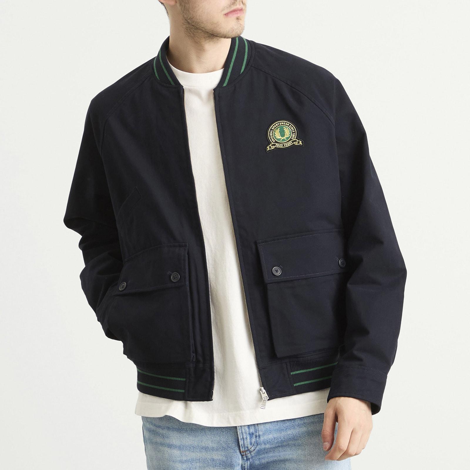 【別注】FRED PERRY / Tennis Bomber Jacket Fred Perry Tennis Bomber Jacket | Hunting Green | J1532-408