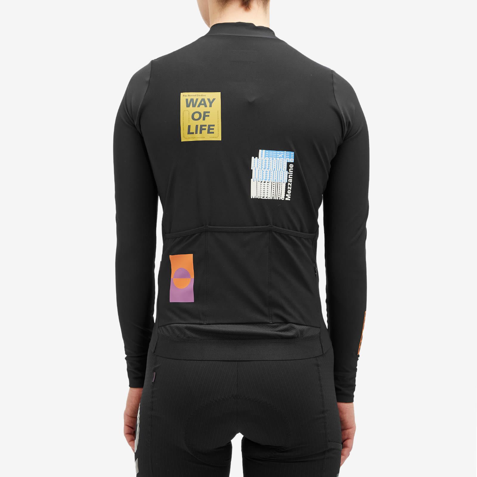 Pas Normal Studios T.K.O. Mechanism Long Sleeve Jersey in Black 