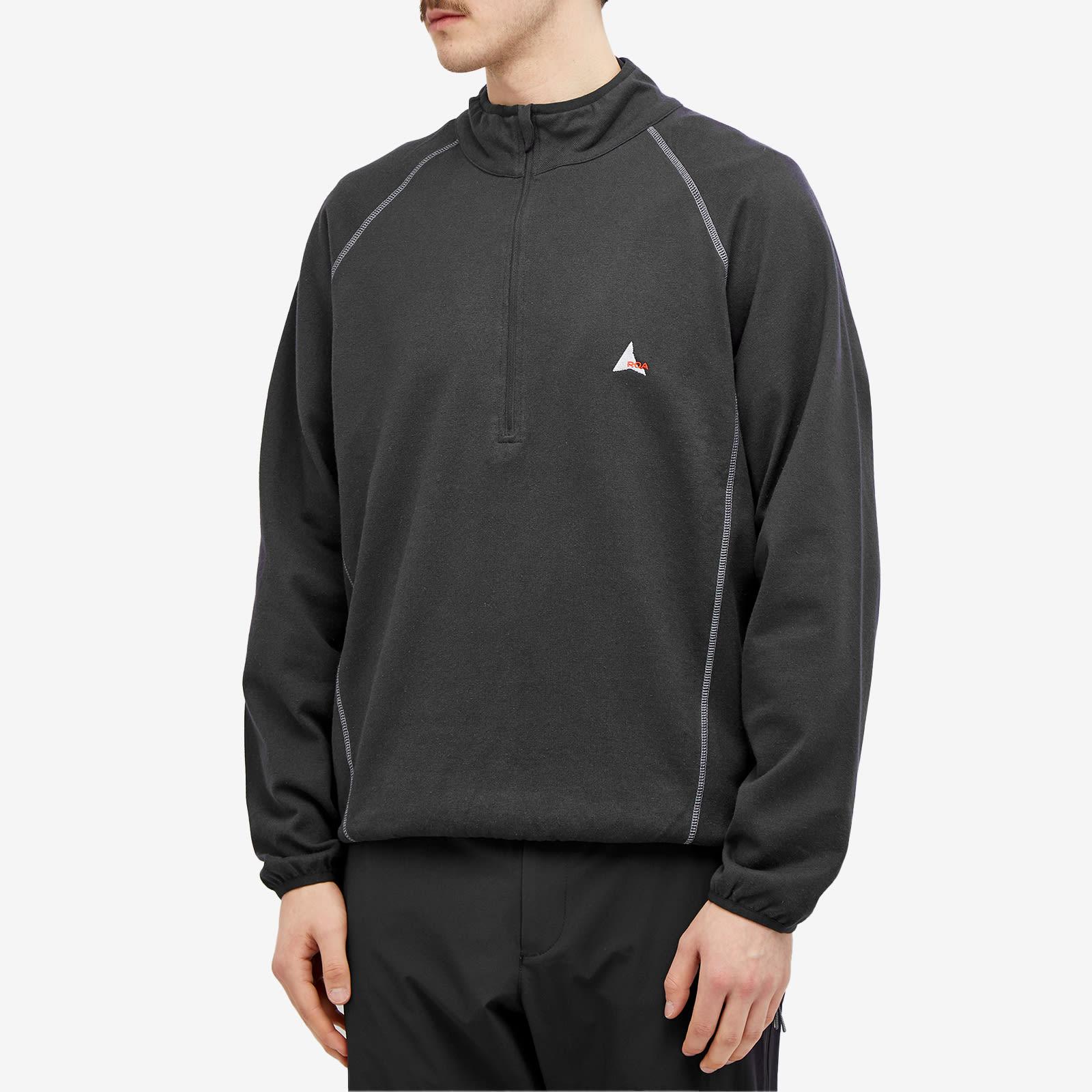 Heavy Half Zip Black – ROA