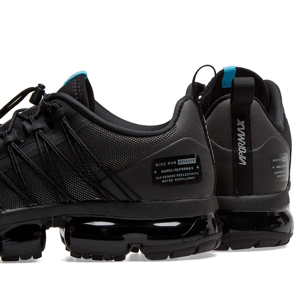 nike air vapormax run utility triple black