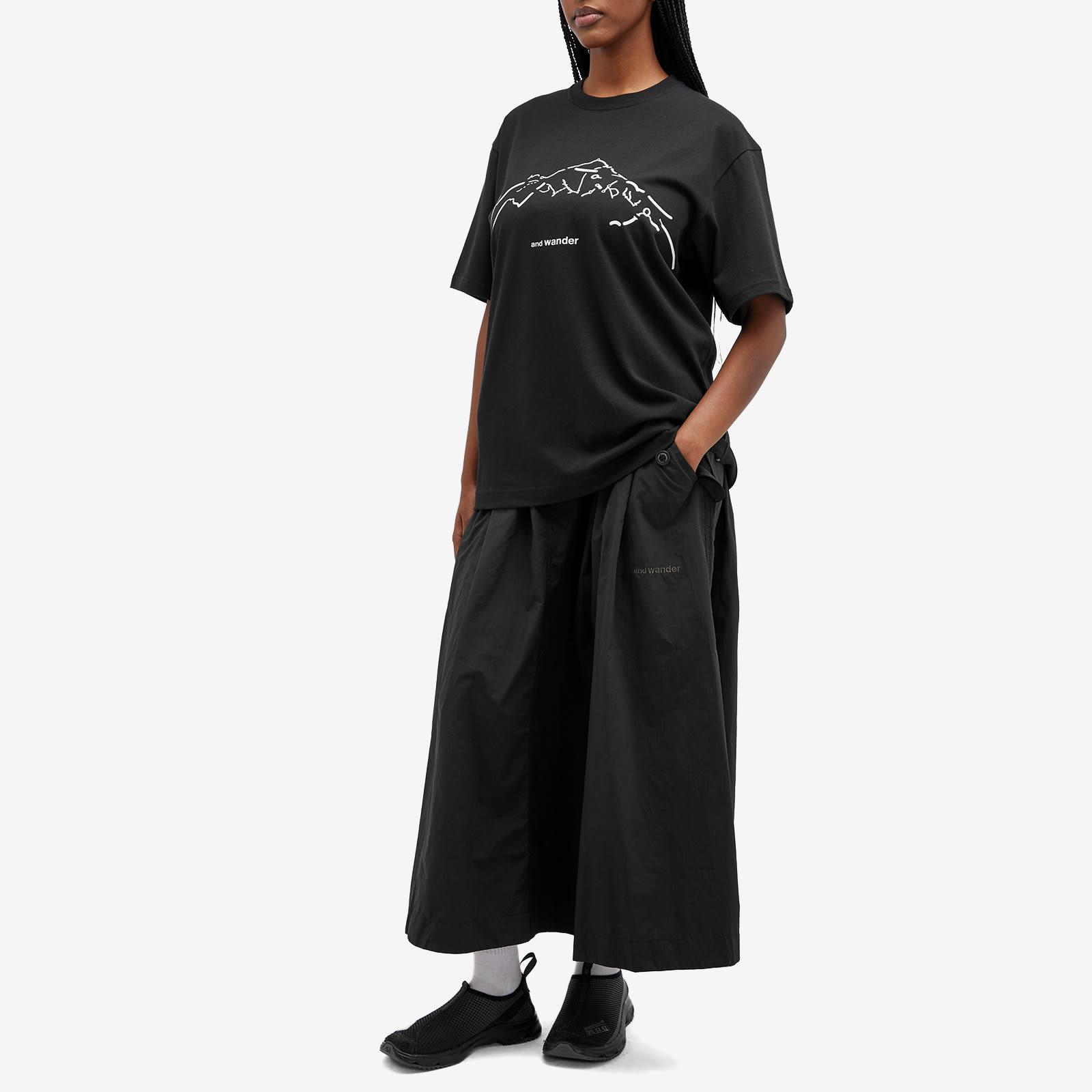【美品】and wander map JQ dangaree shirt 3 美品】and wander map JQ dangaree shirt 3