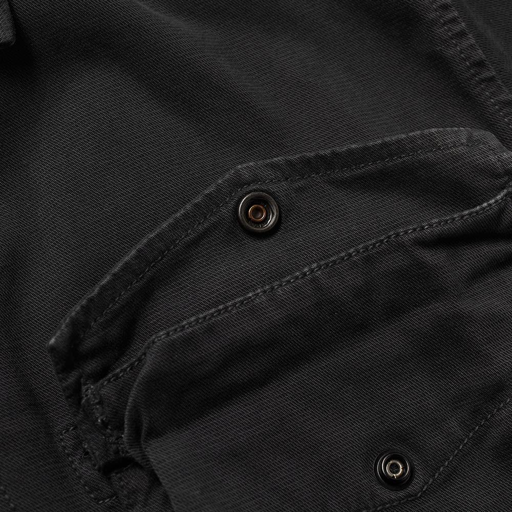 stone island garment dyed stretch overshirt