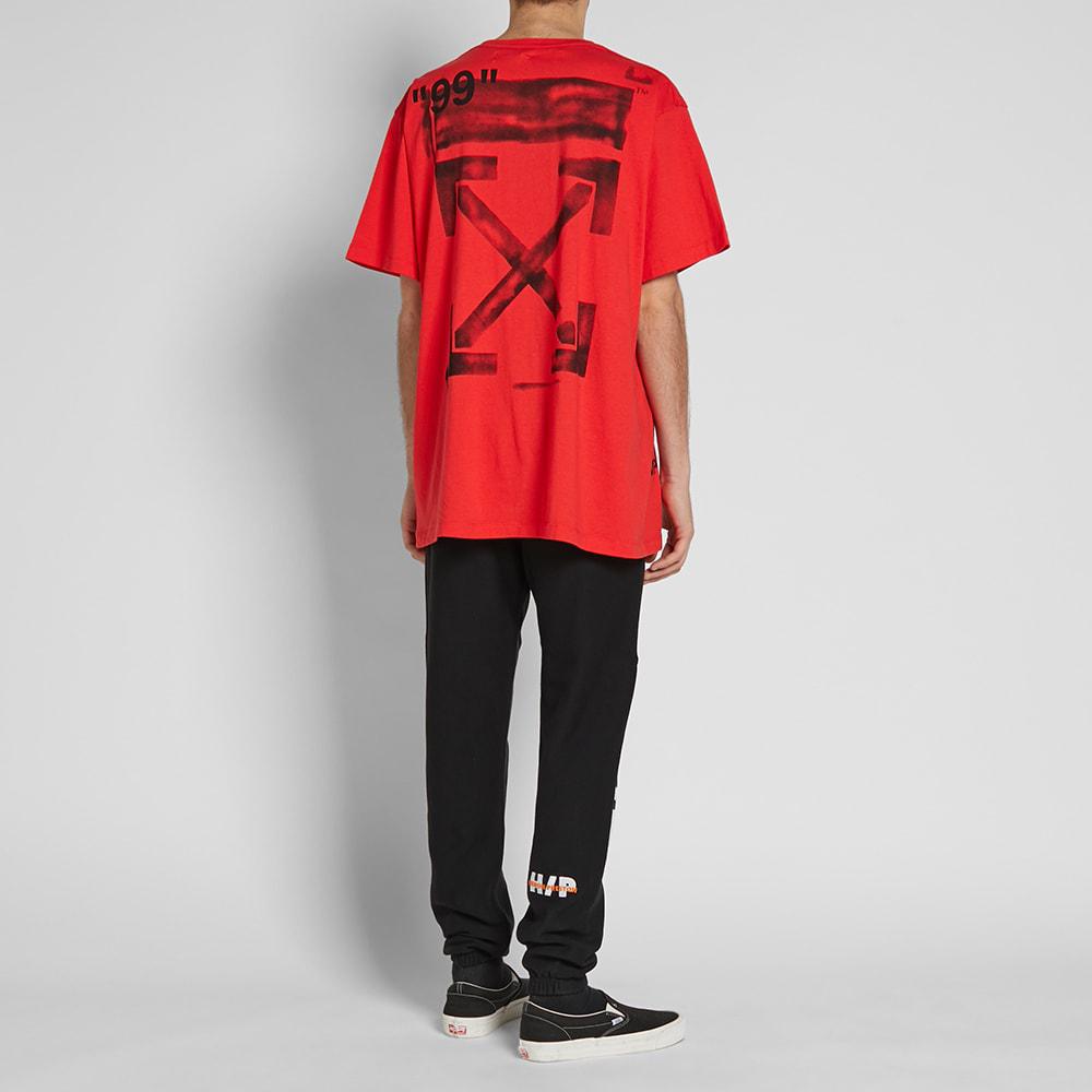 off white impressionism red