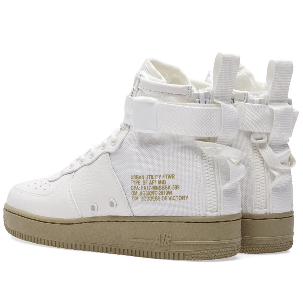 Lyst - Nike Sf Air Force 1 Utility Mid in White