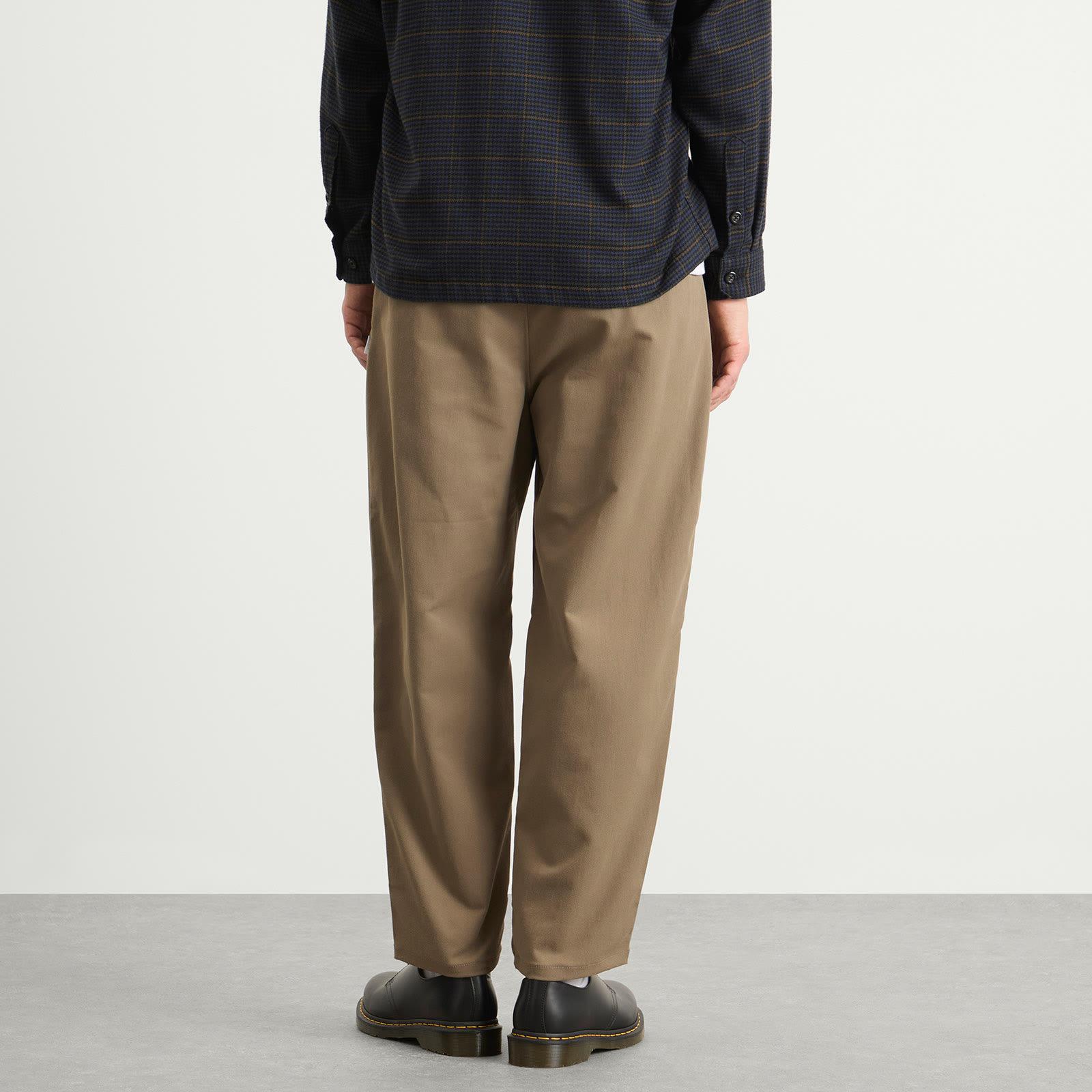 WTAPS Two Tuck Trousers in Brown for Men | Lyst
