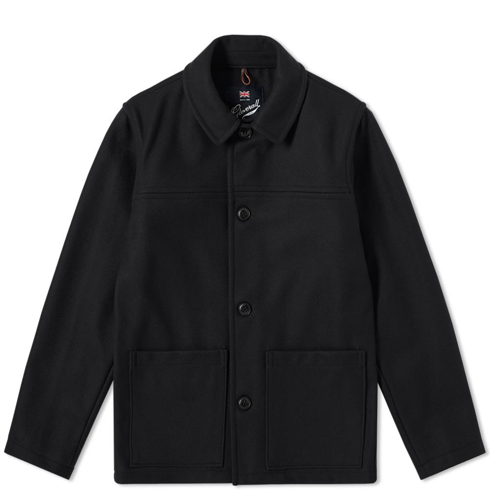 Gloverall Wool Donkey Jacket in Black for Men - Lyst