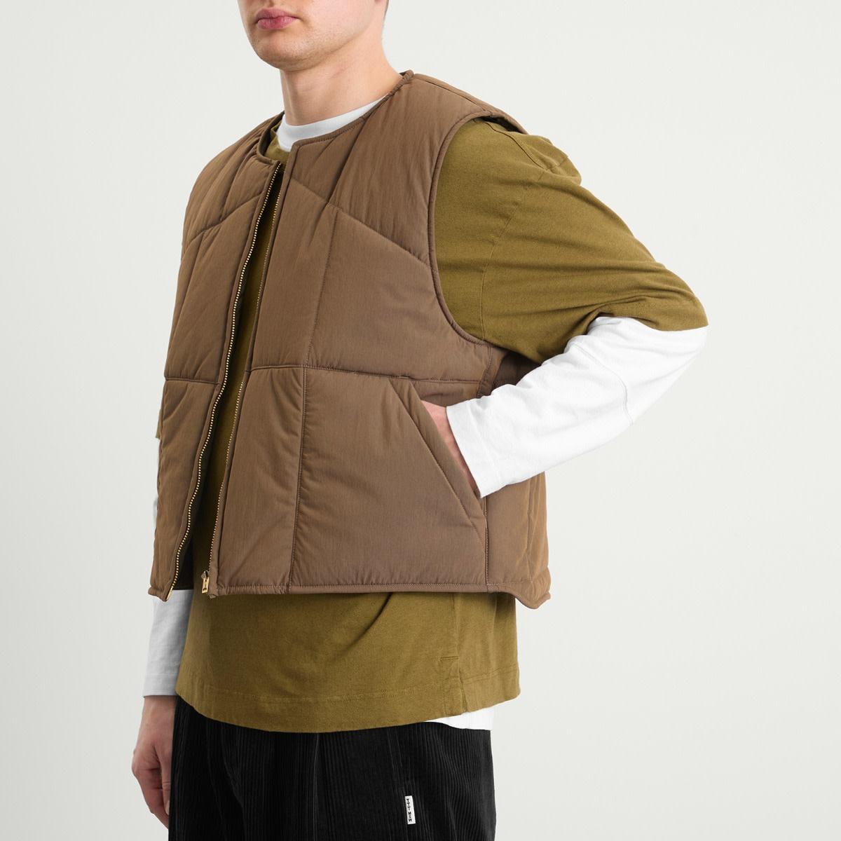 Unlikely Reversible Utility Vest ブラウン L Unlikely Dry Goods Reversible Utility Vest in Brown for Men | Lyst