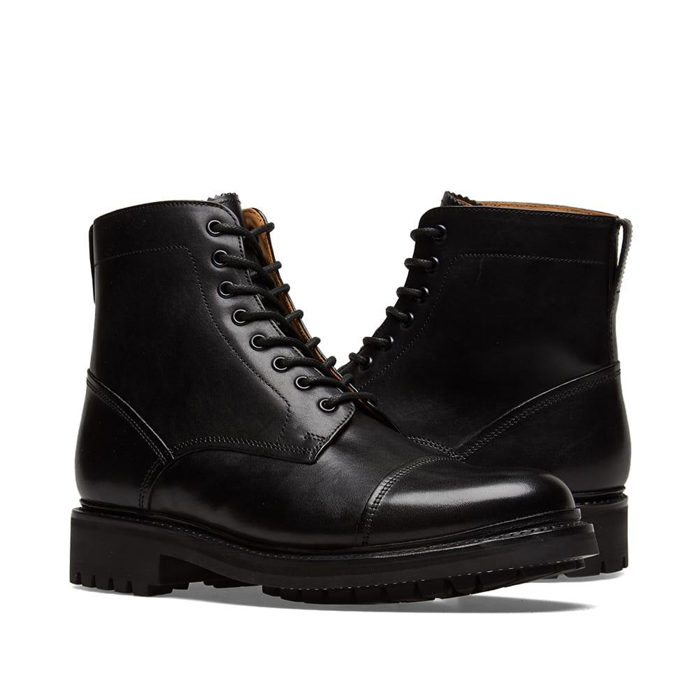 grenson joseph commando sole toe cap boot