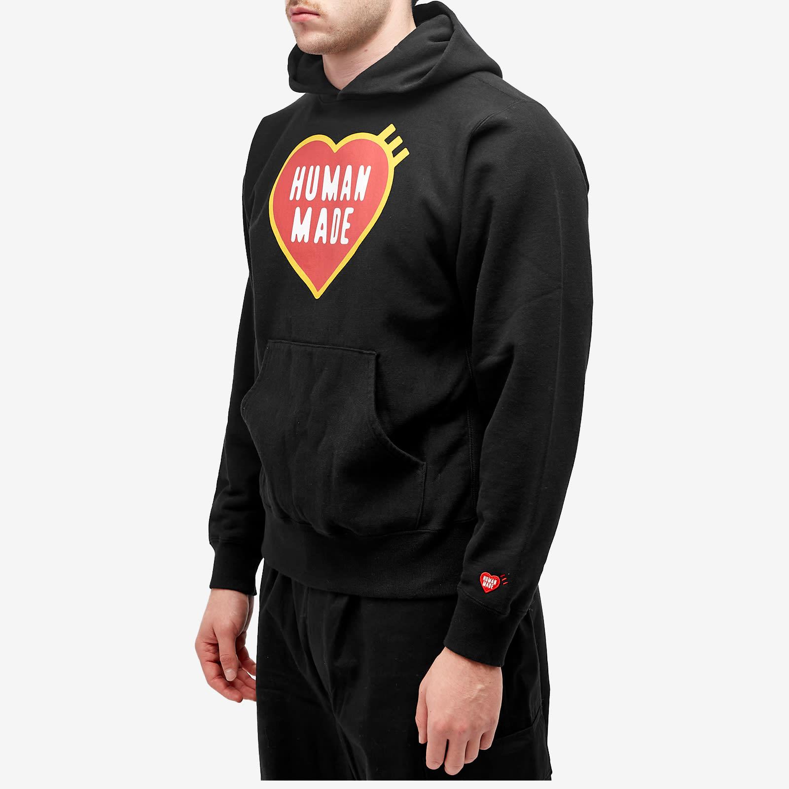 Human Made Heart Logo Hoodie in Black for Men