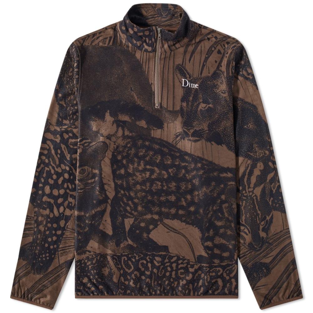 Dime Safari Polar Zip Fleece Jacket in Black for Men | Lyst