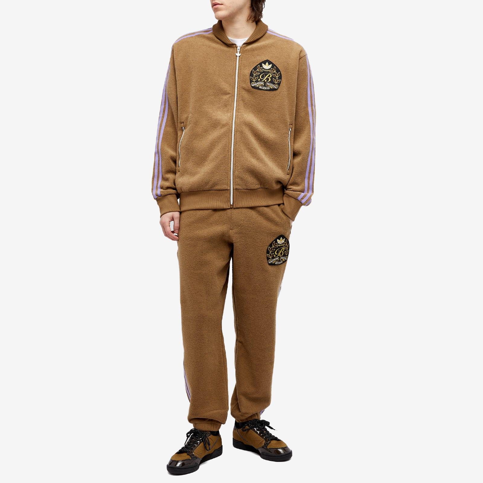 adidas X Blondey Boucle Track Top in Brown for Men | Lyst