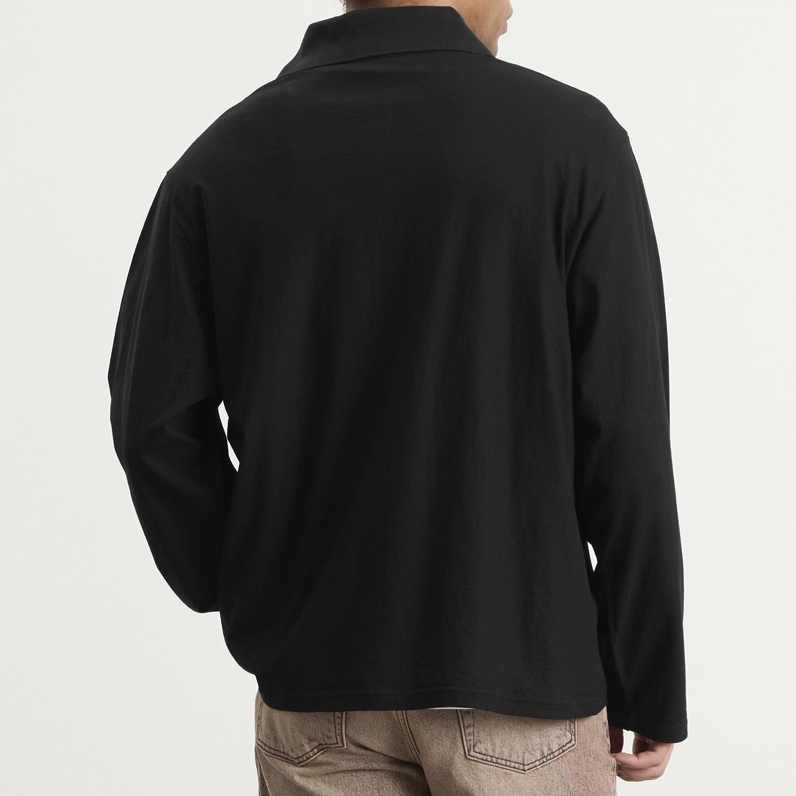 Our Legacy Rugby Long Sleeve Top in Black for Men | Lyst
