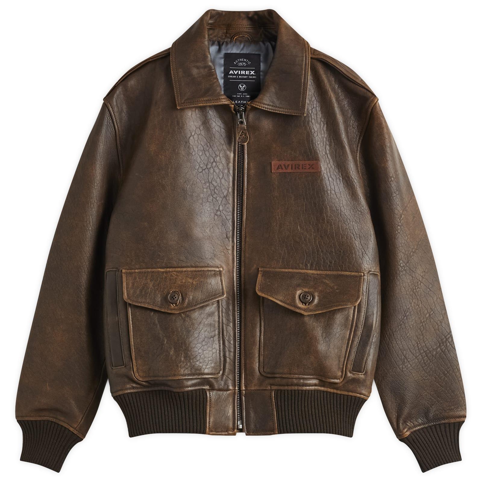 Avirex Leather Motorcycle authorized Jacket VintageFolk