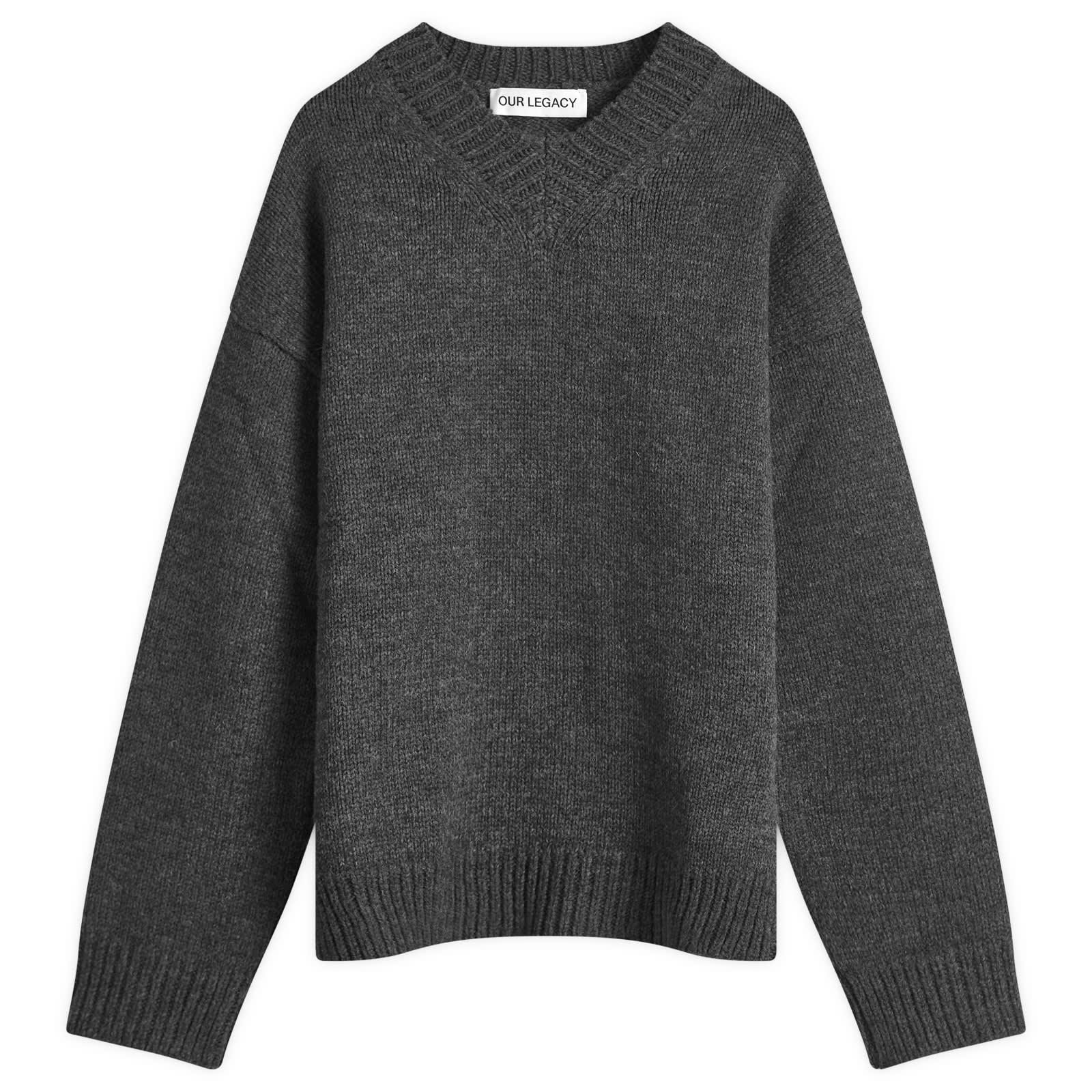 Our Legacy Sonar V Neck Knit Sweat in Gray for Men | Lyst Our Legacy Sonar V Neck Knit Sweat in Gray for Men | Lyst