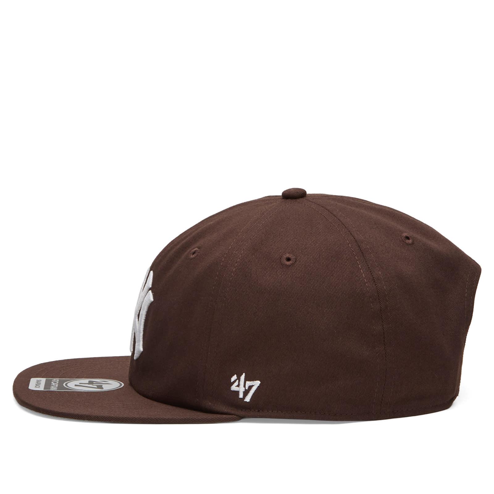 47 47 New York Yankees Linscott Captain Cap in Brown | Lyst