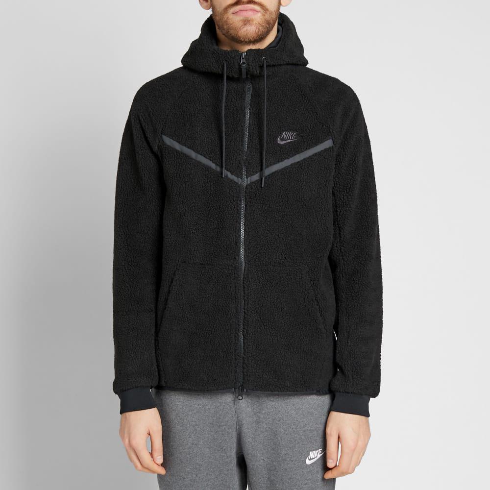 tech icon fleece zip hoodie
