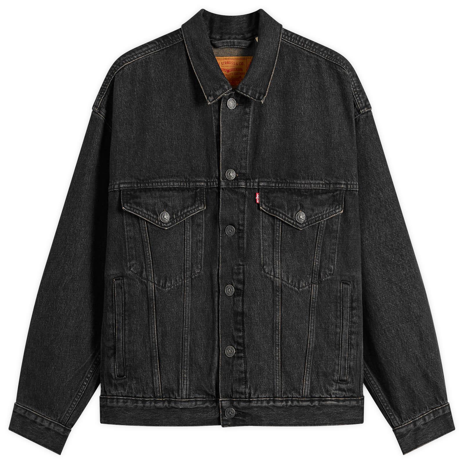 Levi's X Jordan Type Iii Trucker in Black for Men | Lyst