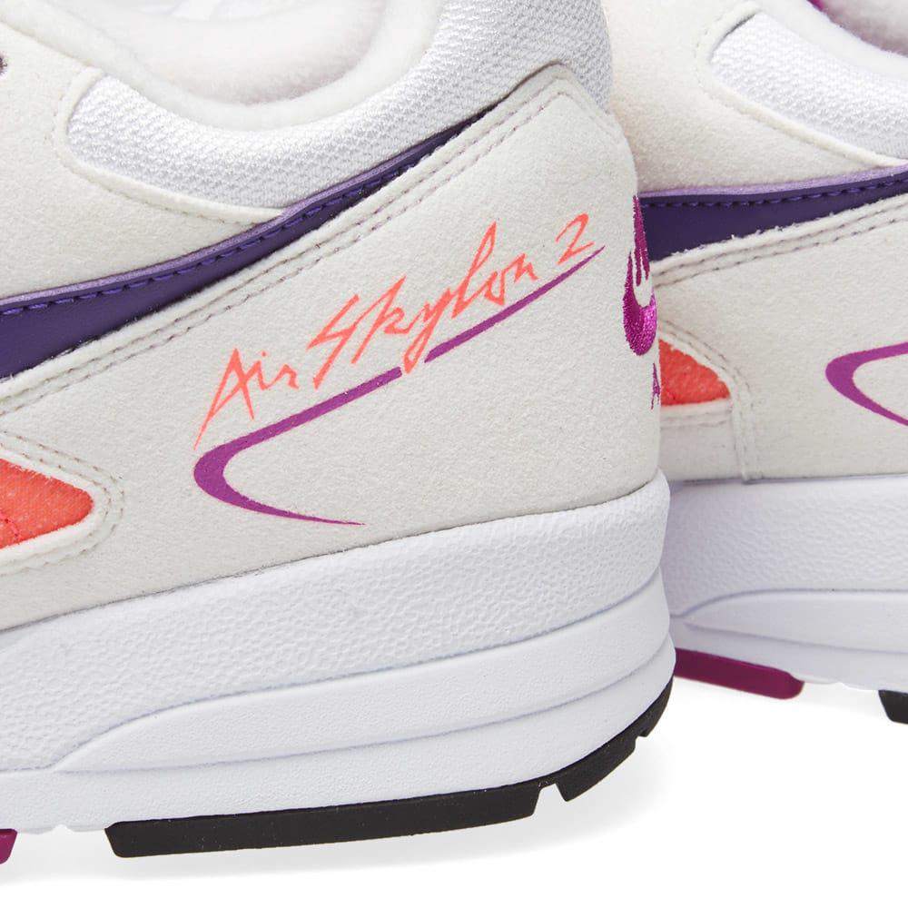 nike white ombre detail air skylon ii trainers